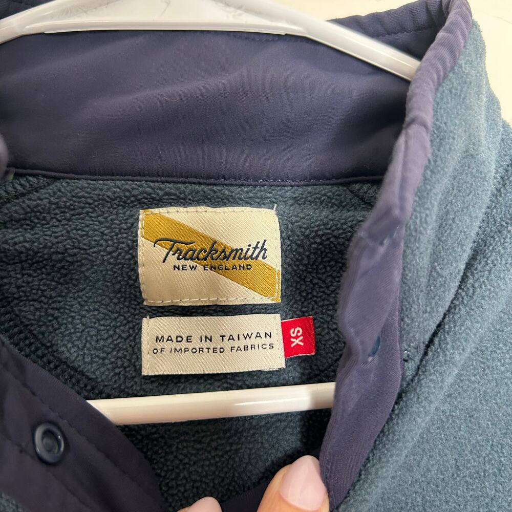 Tracksmith Franklin Quarter Snap Pullover Fleece … - image 3